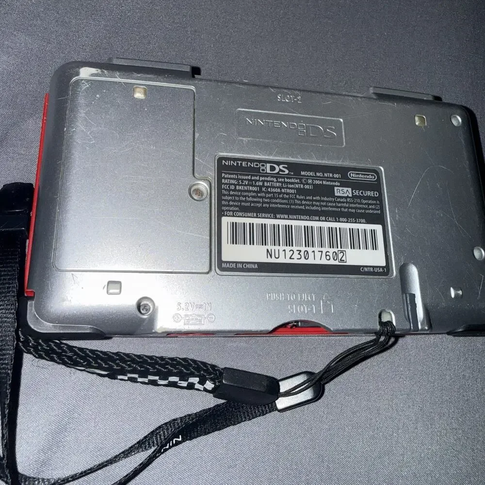 Nintendo DS Red Handheld Console NTR-001